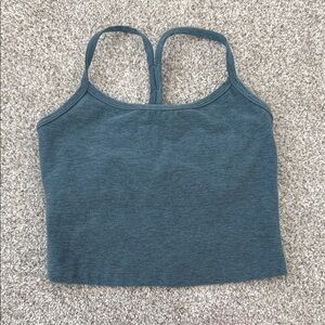 Beyond Yoga Blue Crop Top